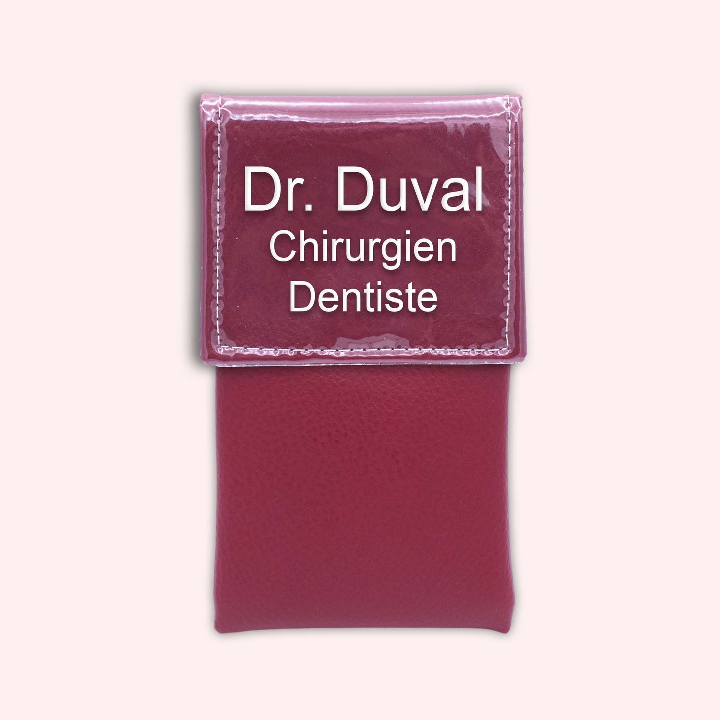 Bordeaux magnetic pouch