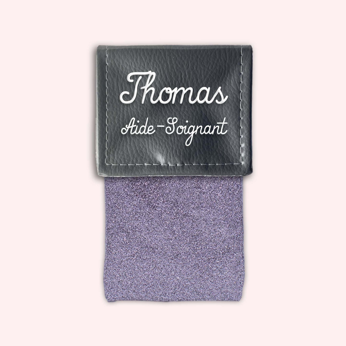 Pochette bicolore rabat Gris foncé