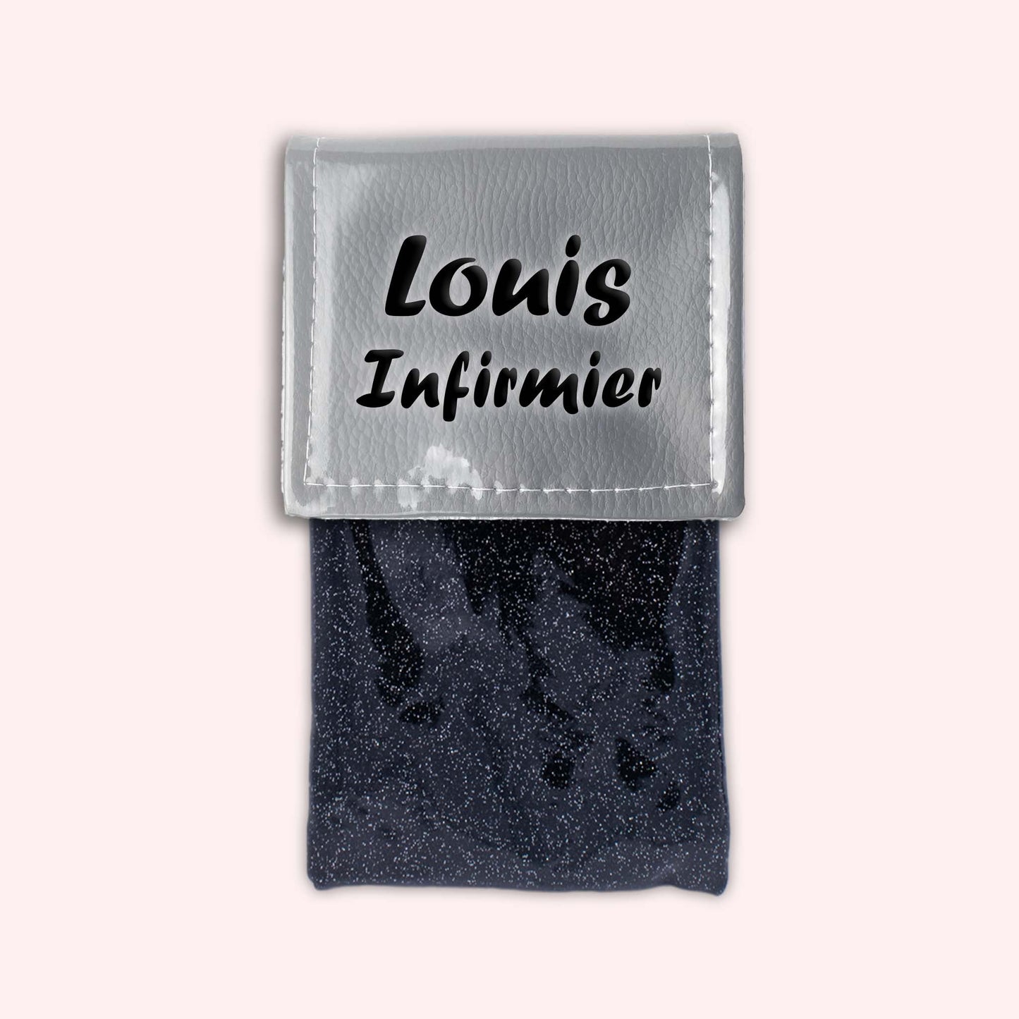 Two-tone flap pocket Mouse gray