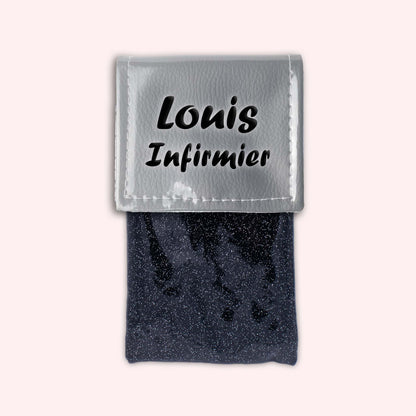 Two-tone flap pocket Mouse gray