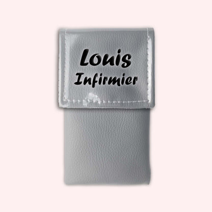 Two-tone flap pocket Mouse gray