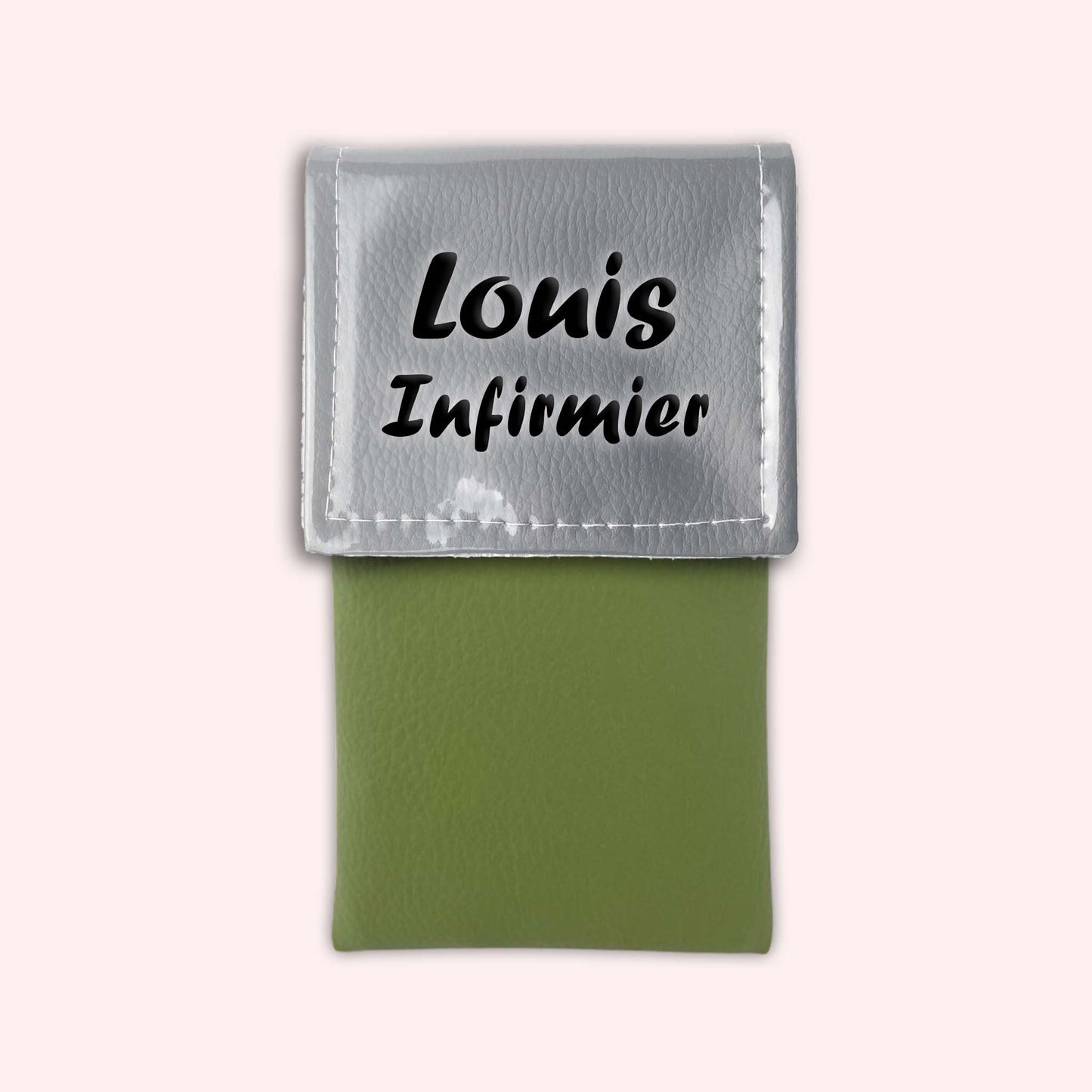 Two-tone flap pocket Mouse gray