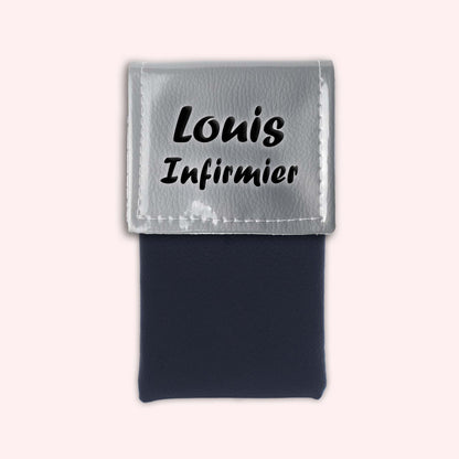 Two-tone flap pocket Mouse gray