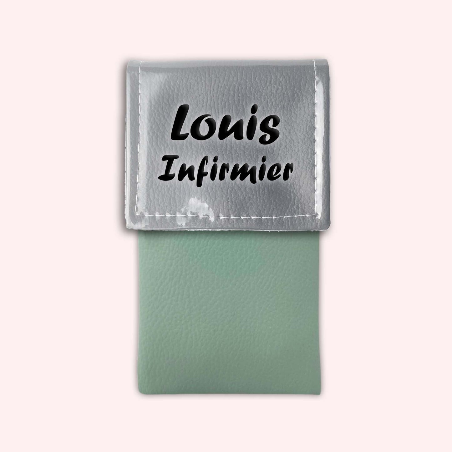Two-tone flap pocket Mouse gray