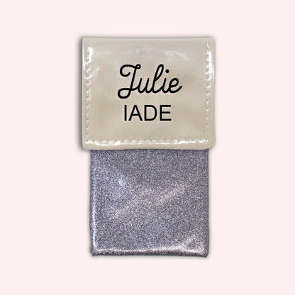 Pochette bicolore rabat Mastic