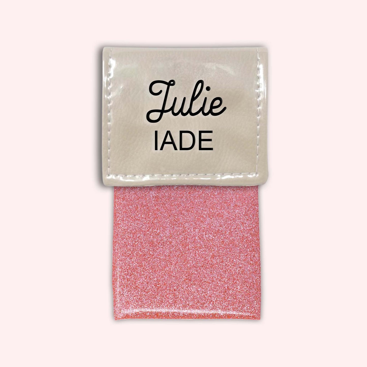 Pochette bicolore rabat Mastic