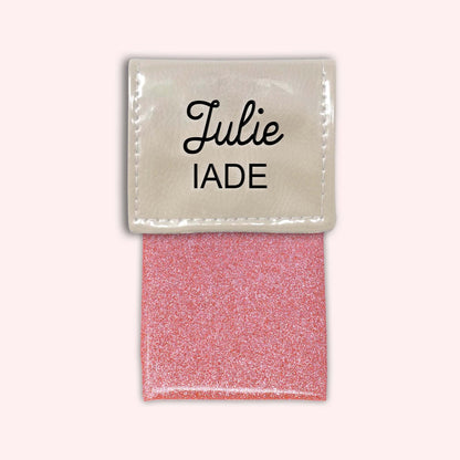 Pochette bicolore rabat Mastic