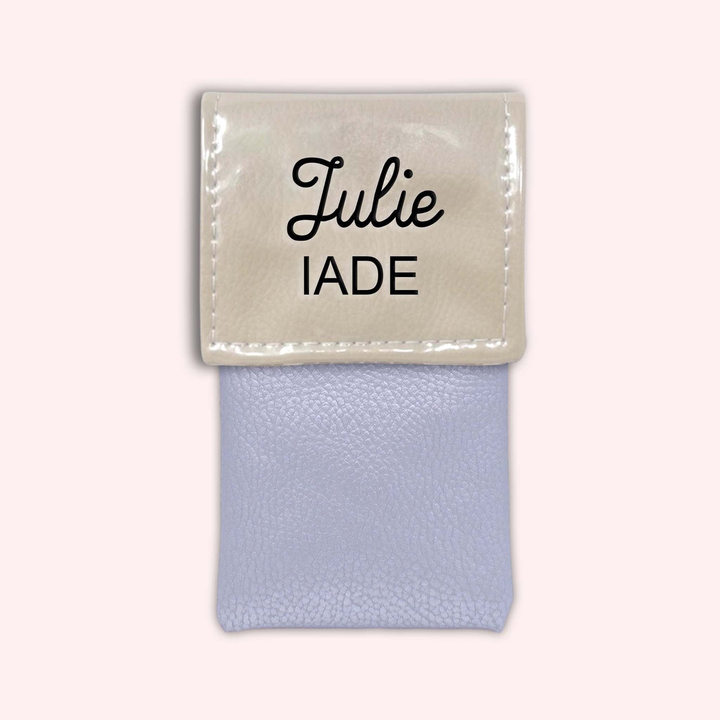 Mastic two-tone flap pouch