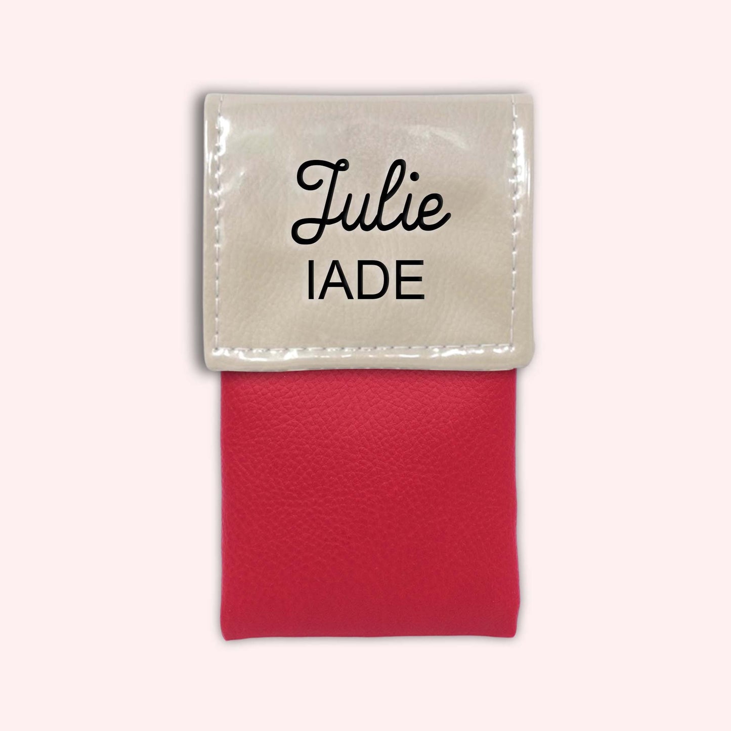 Mastic two-tone flap pouch