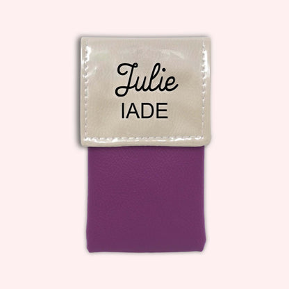 Mastic two-tone flap pouch