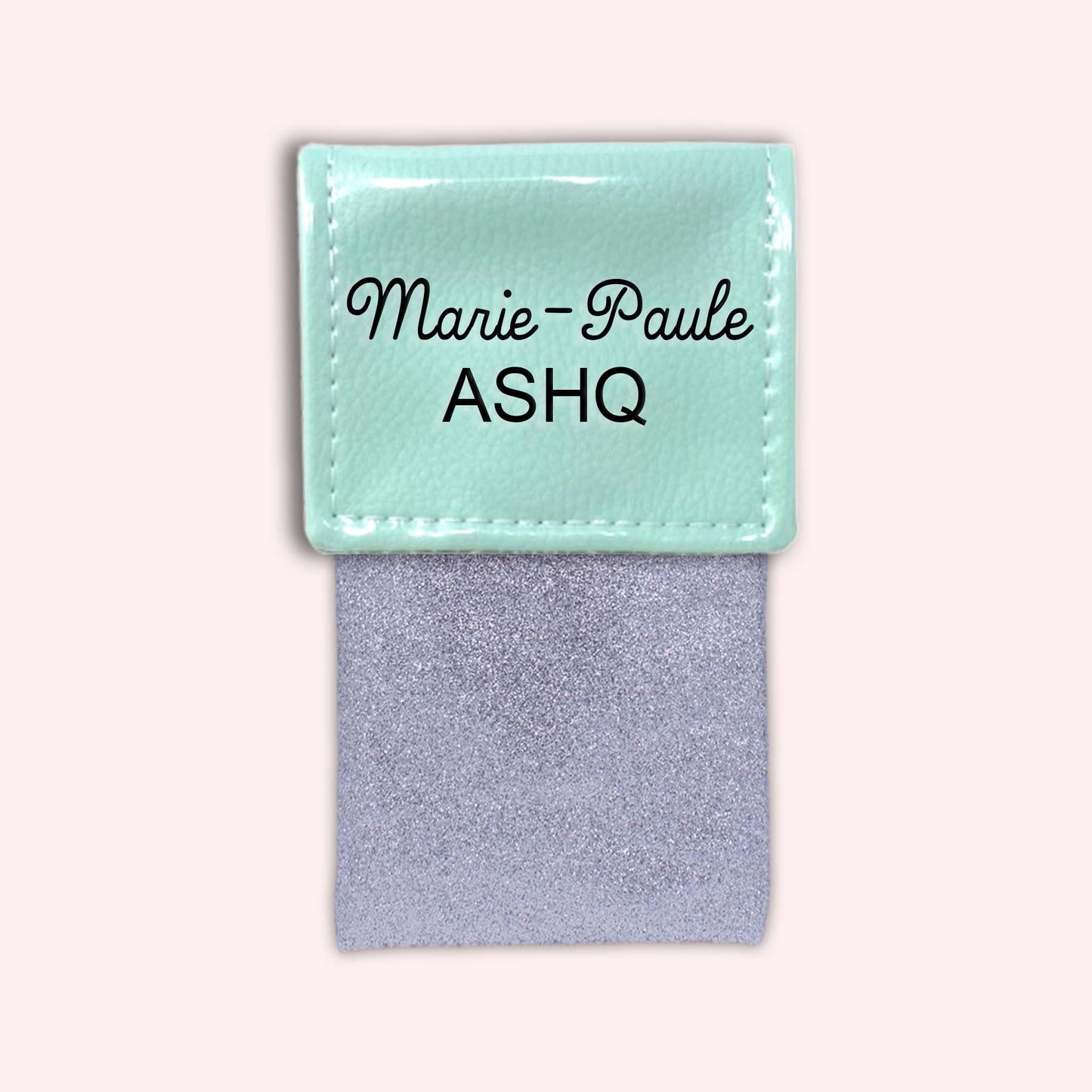 Two-tone Mint flap pouch