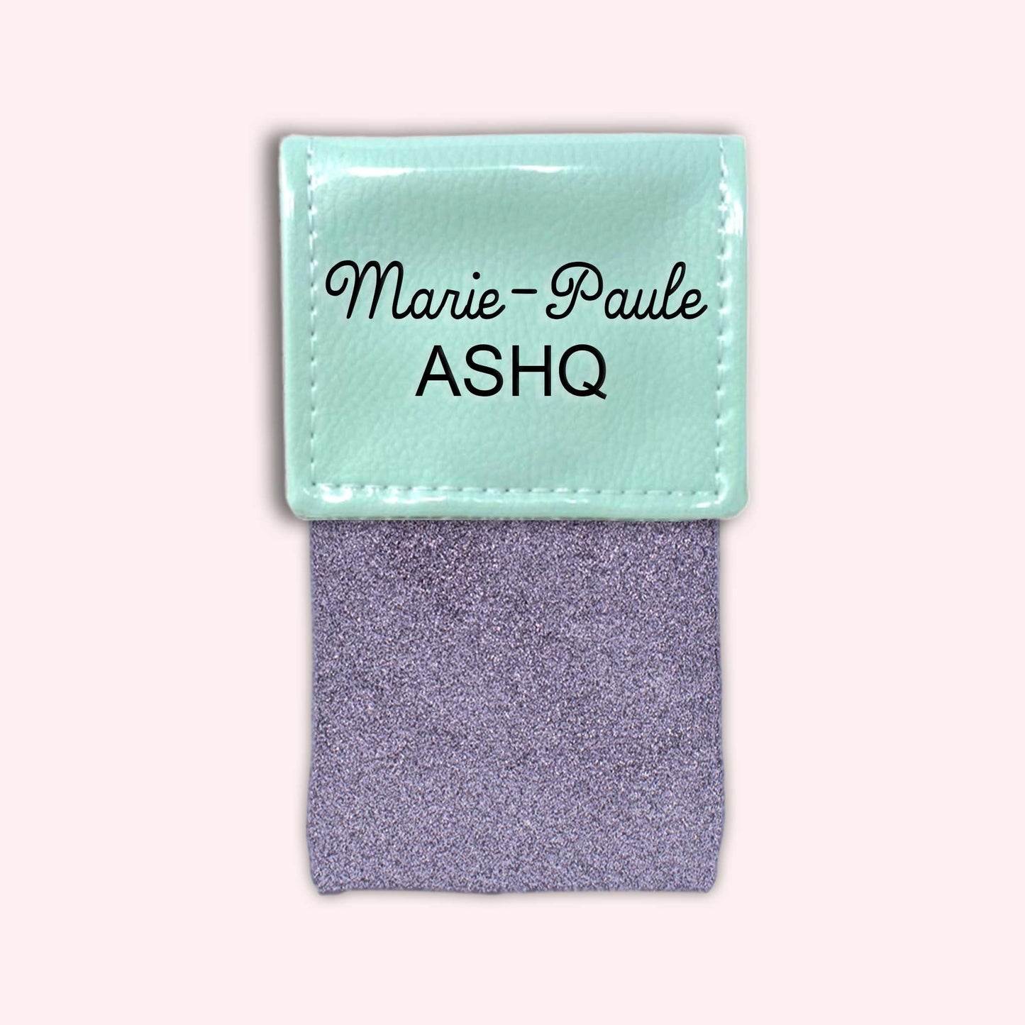Two-tone Mint flap pouch
