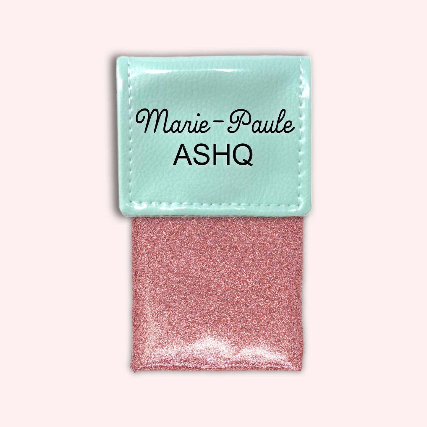 Two-tone Mint flap pouch