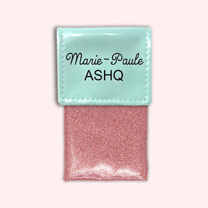 Two-tone Mint flap pouch