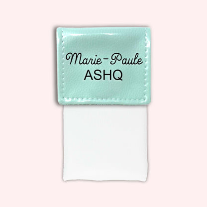 Two-tone Mint flap pouch
