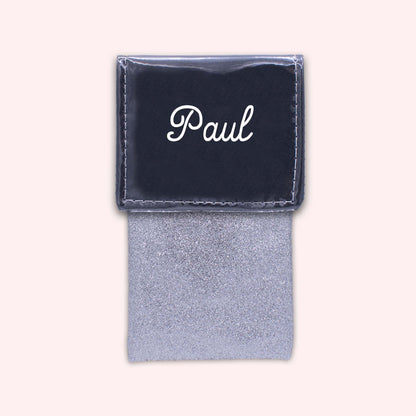 Two-tone flap pouch Black