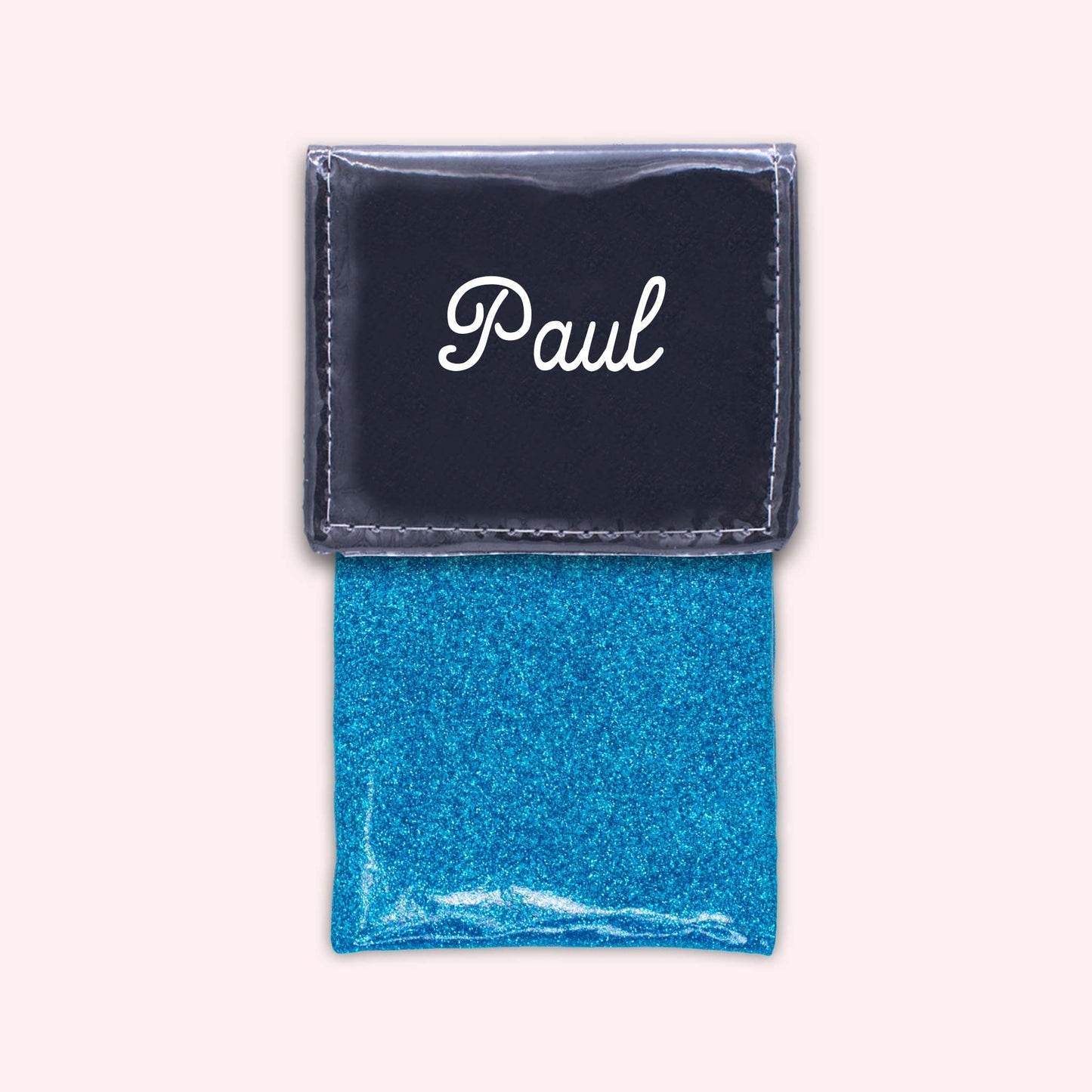 Two-tone flap pouch Black