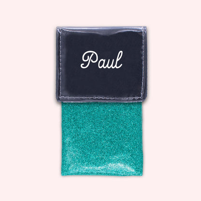 Two-tone flap pouch Black