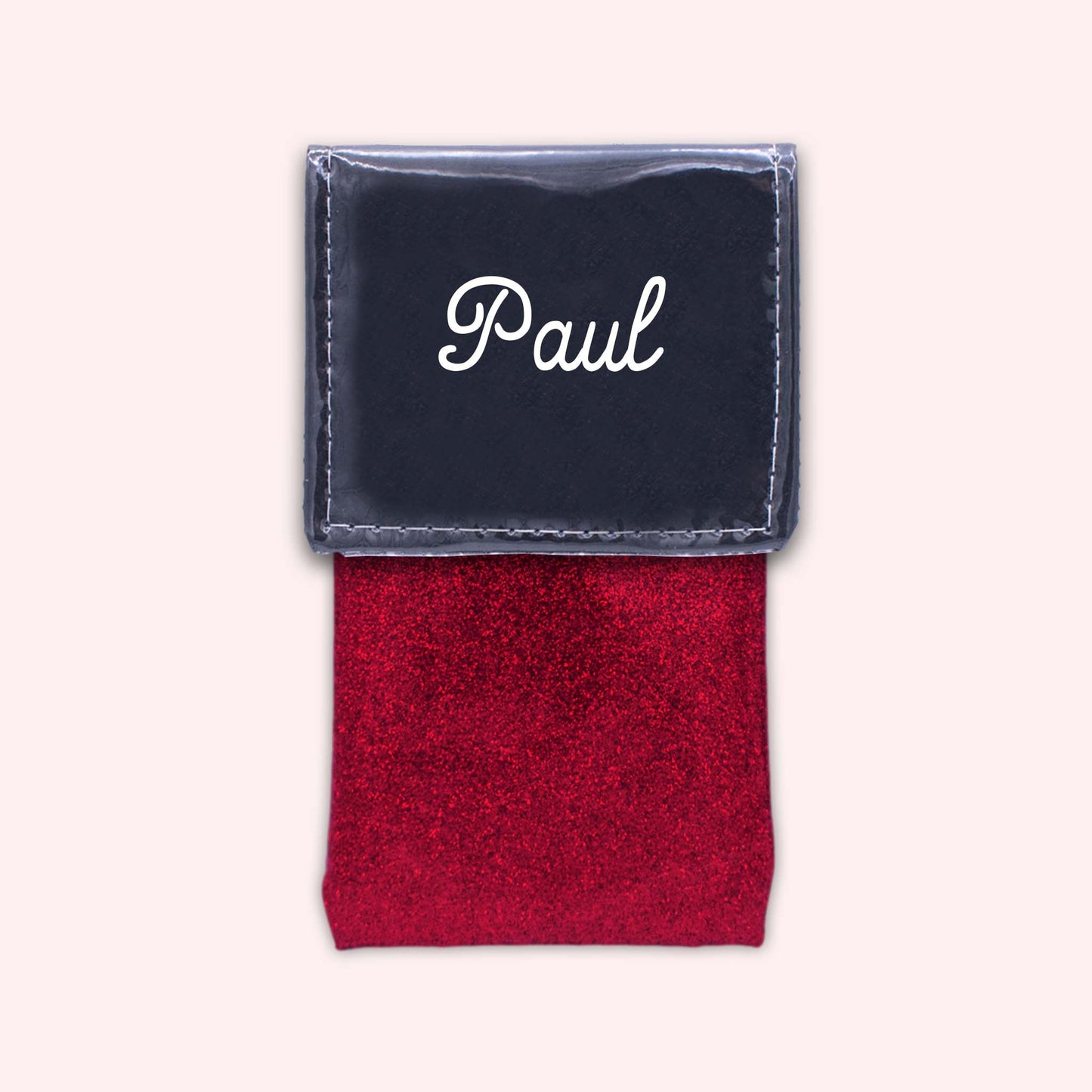 Two-tone flap pouch Black
