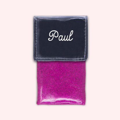 Two-tone flap pouch Black