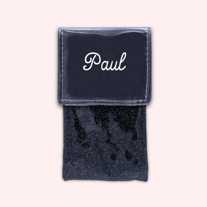 Two-tone flap pouch Black