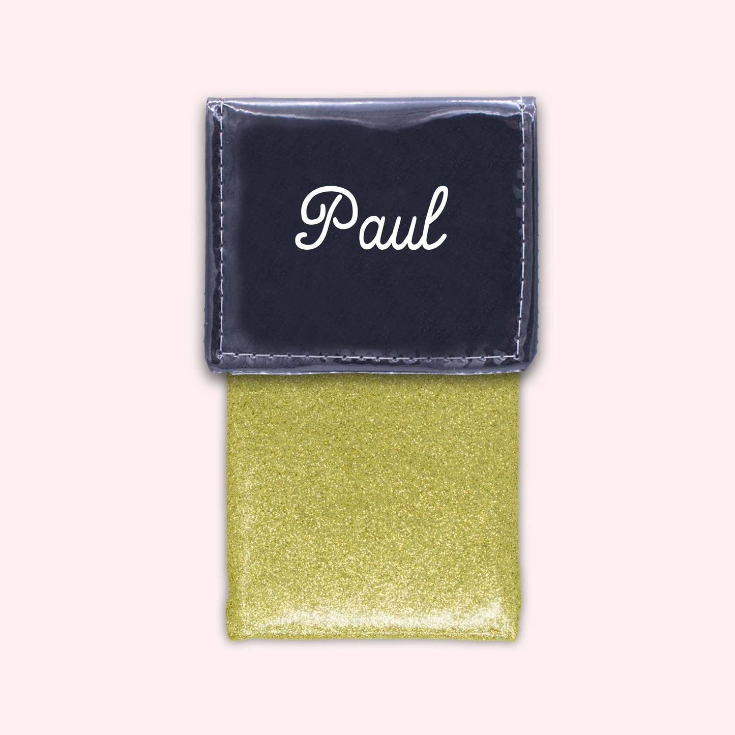 Two-tone flap pouch Black