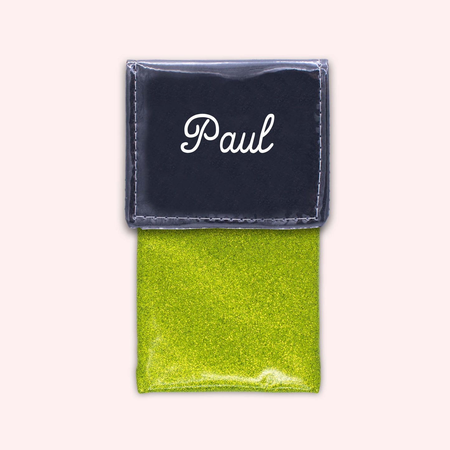 Two-tone flap pouch Black