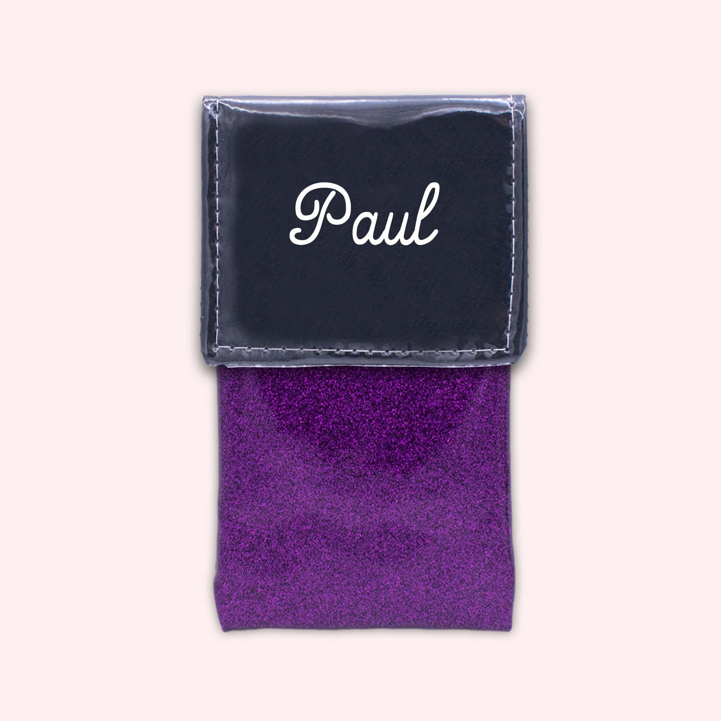 Two-tone flap pouch Black
