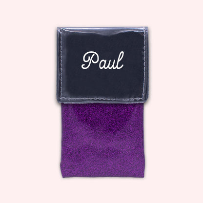 Two-tone flap pouch Black