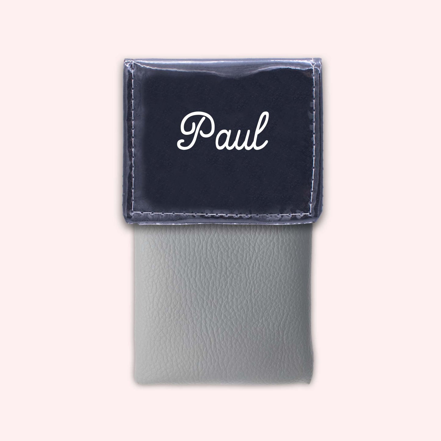 Two-tone flap pouch Black