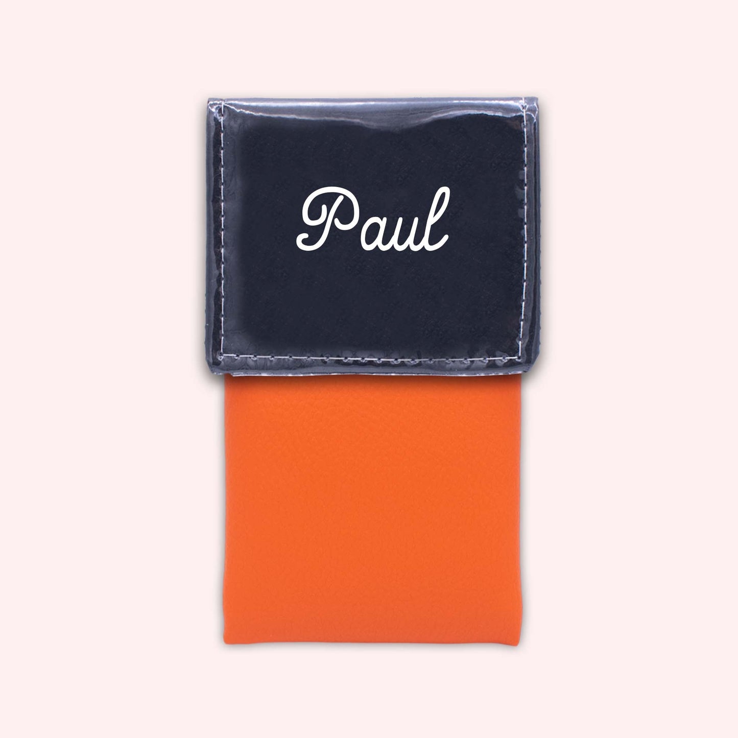 Two-tone flap pouch Black