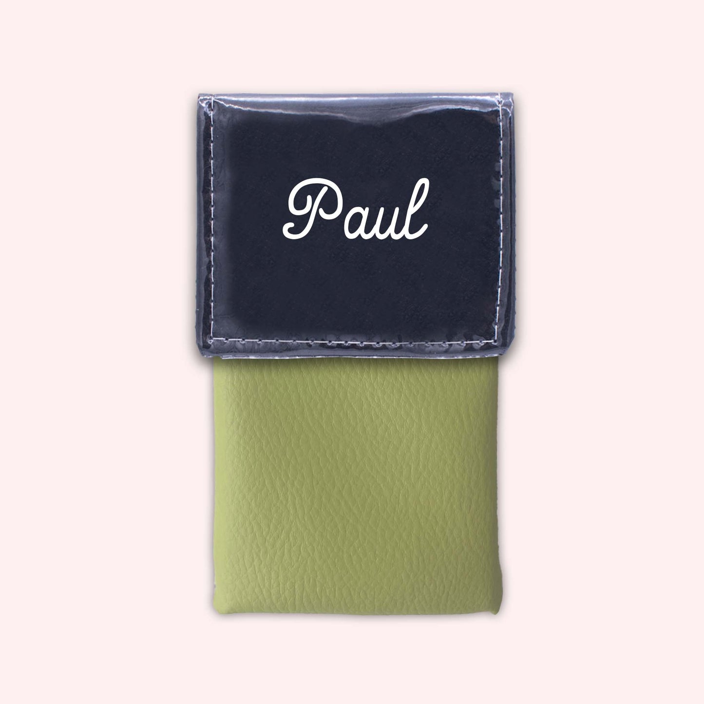 Two-tone flap pouch Black