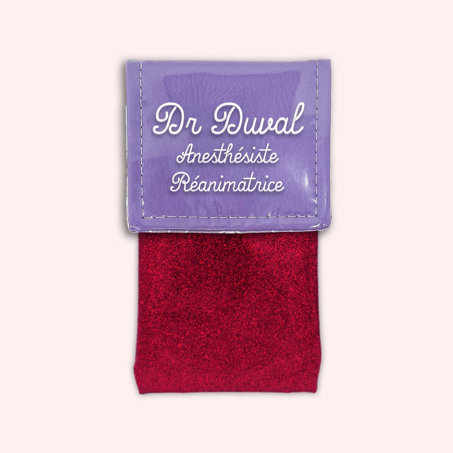 Pochette bicolore rabat Parme
