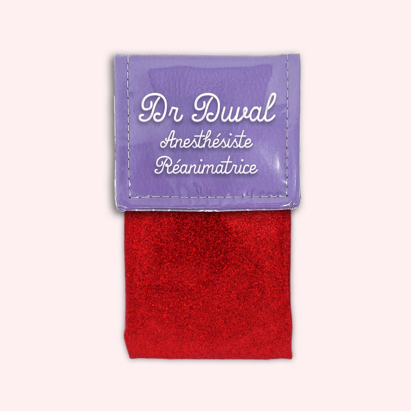 Pochette bicolore rabat Parme