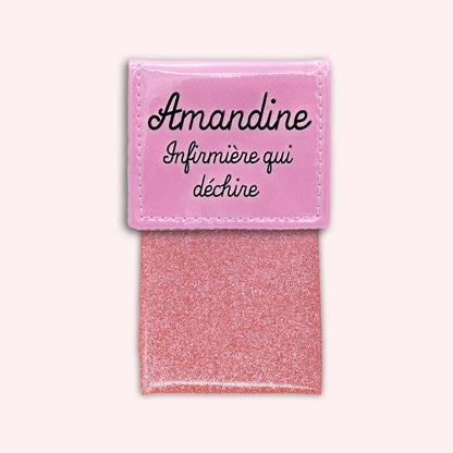 Pochette bicolore rabat Rose pâle
