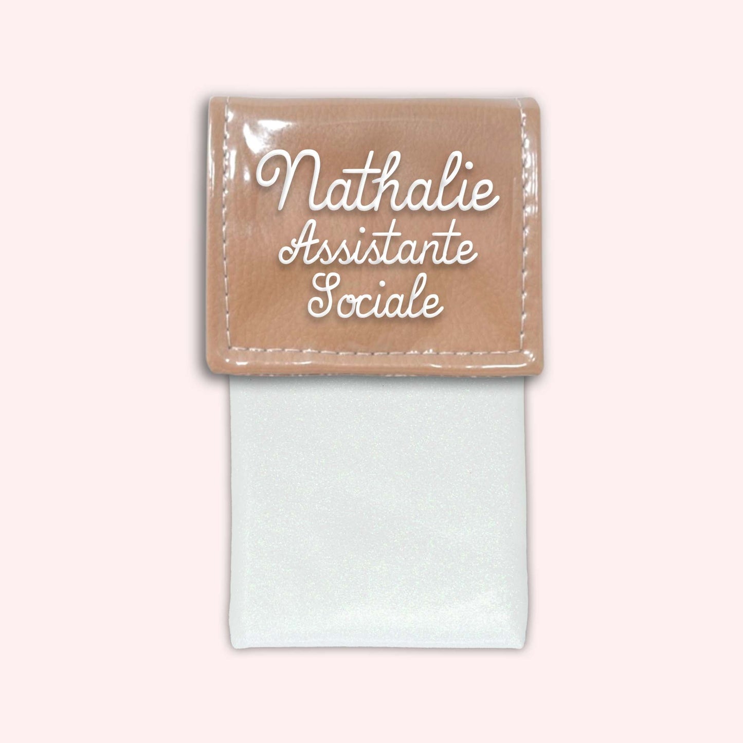 Two-tone Sand flap pouch