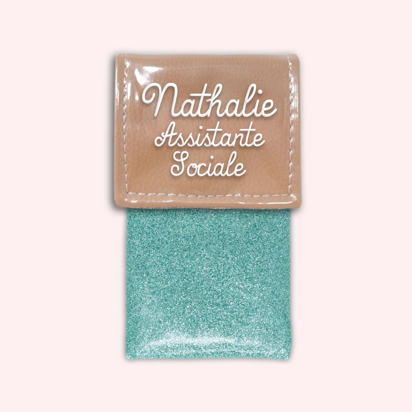 Two-tone Sand flap pouch