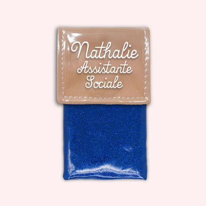 Two-tone Sand flap pouch
