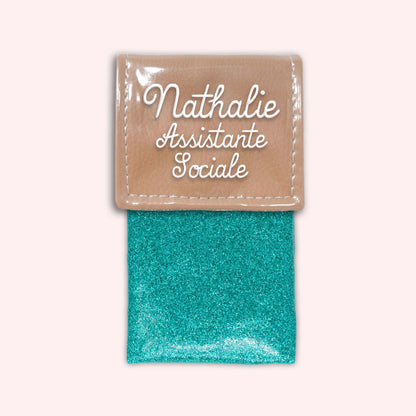 Two-tone Sand flap pouch