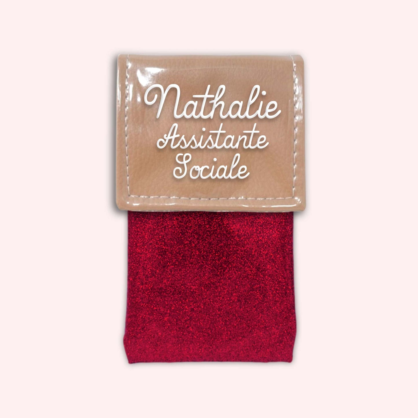 Two-tone Sand flap pouch
