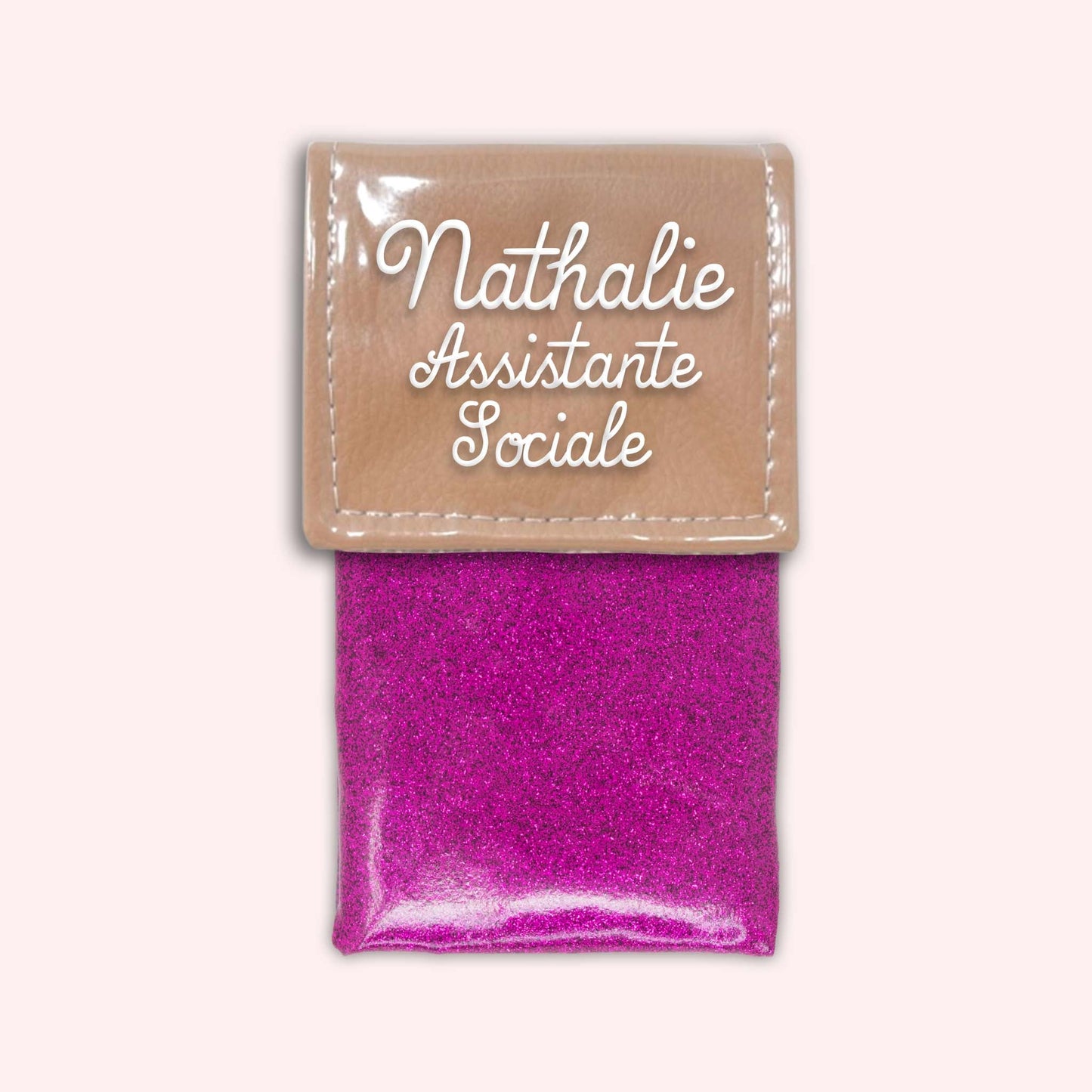 Two-tone Sand flap pouch