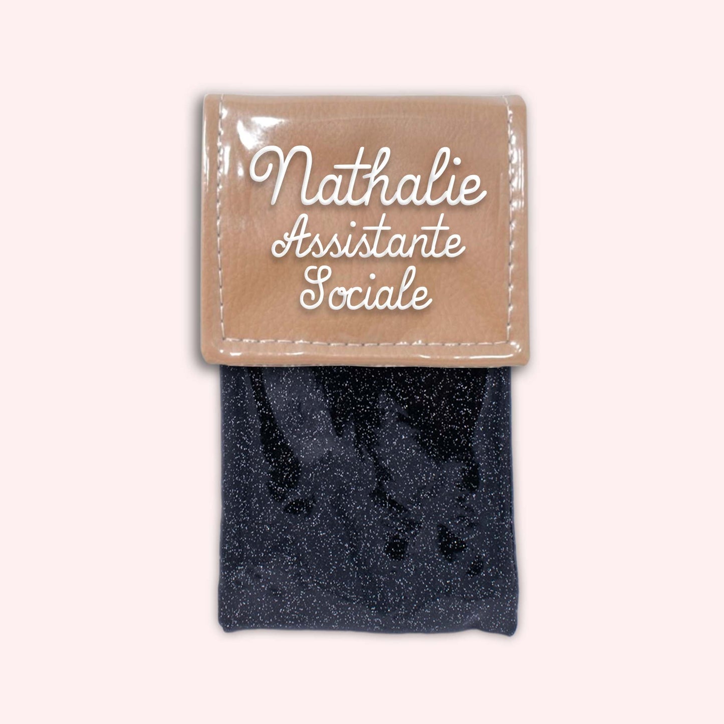 Two-tone Sand flap pouch
