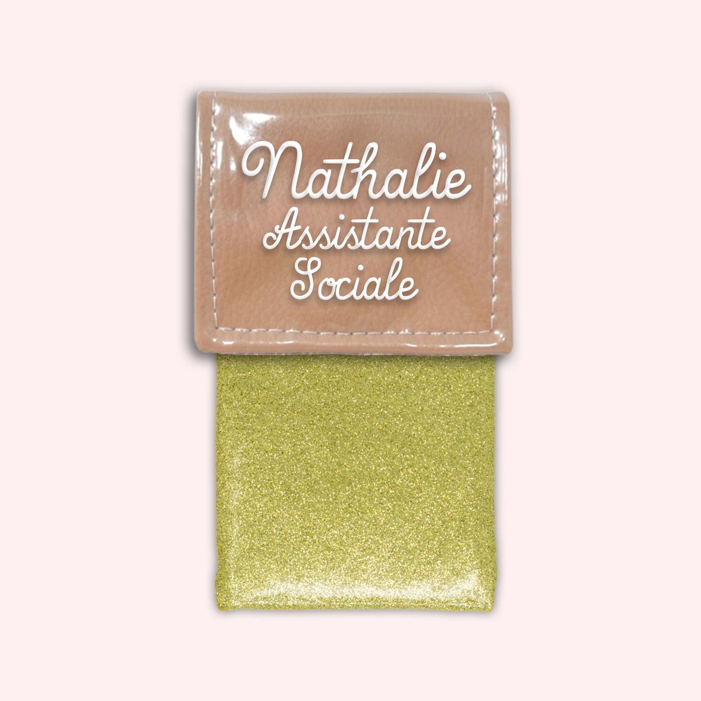 Two-tone Sand flap pouch