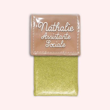 Two-tone Sand flap pouch