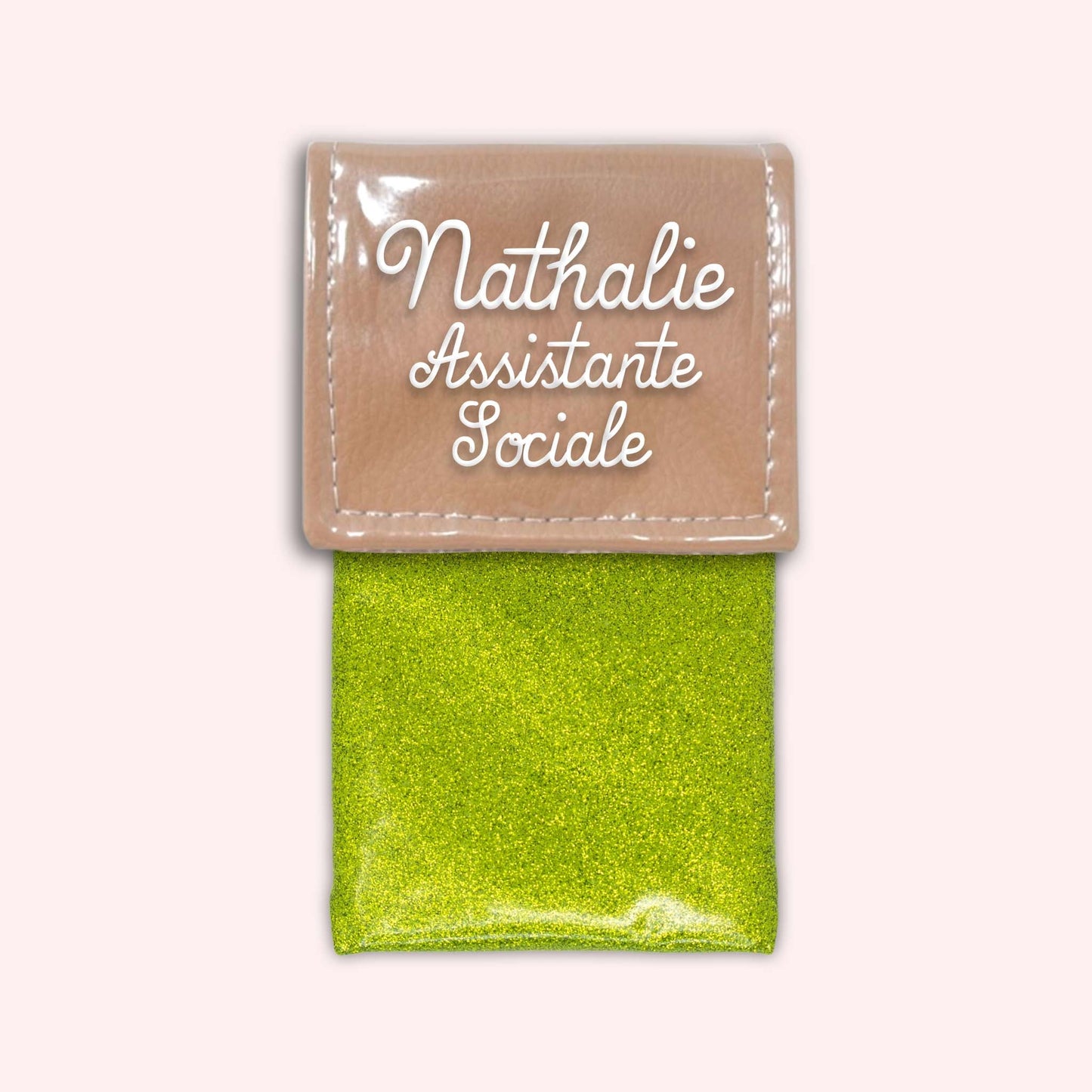 Two-tone Sand flap pouch