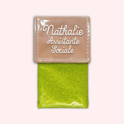 Two-tone Sand flap pouch