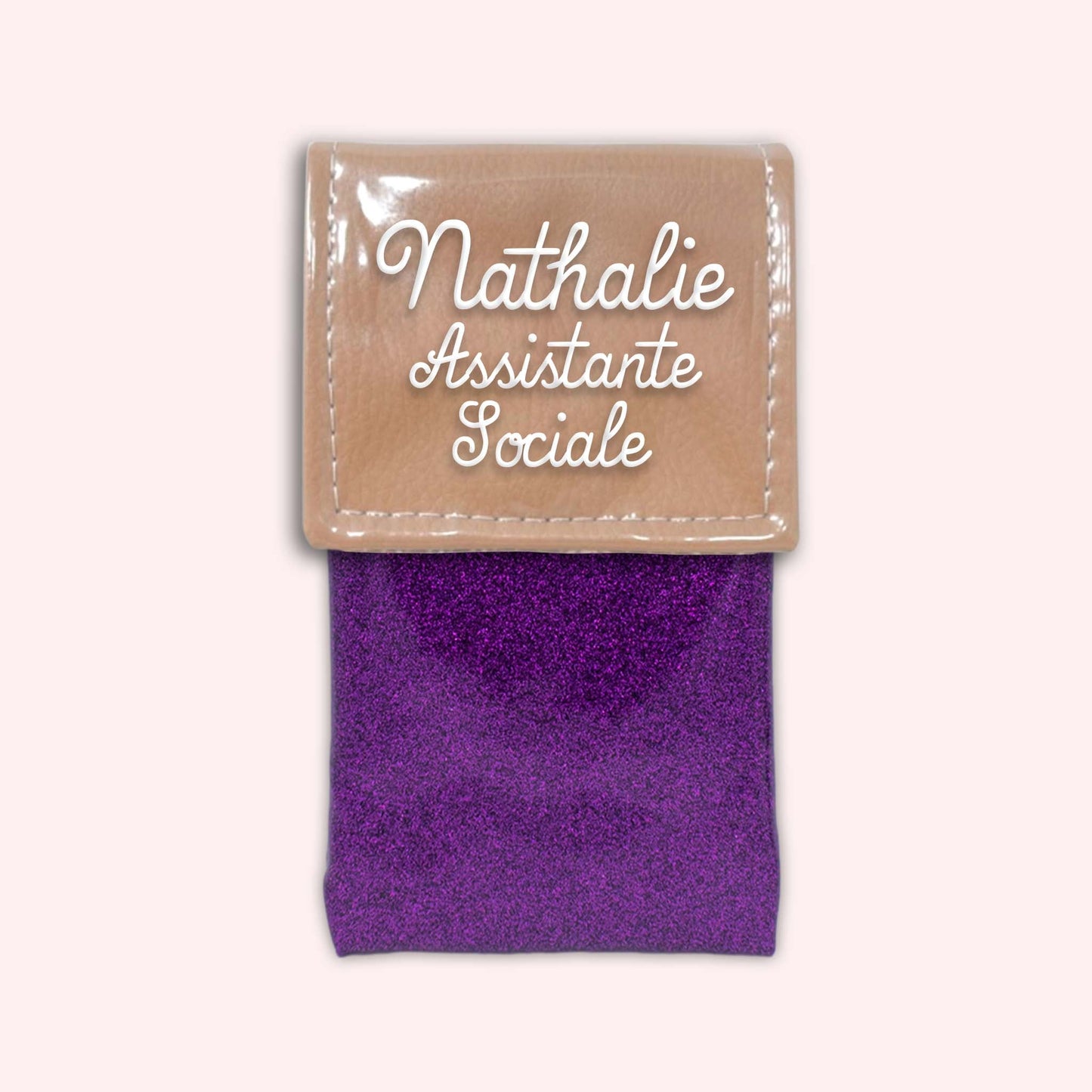 Two-tone Sand flap pouch