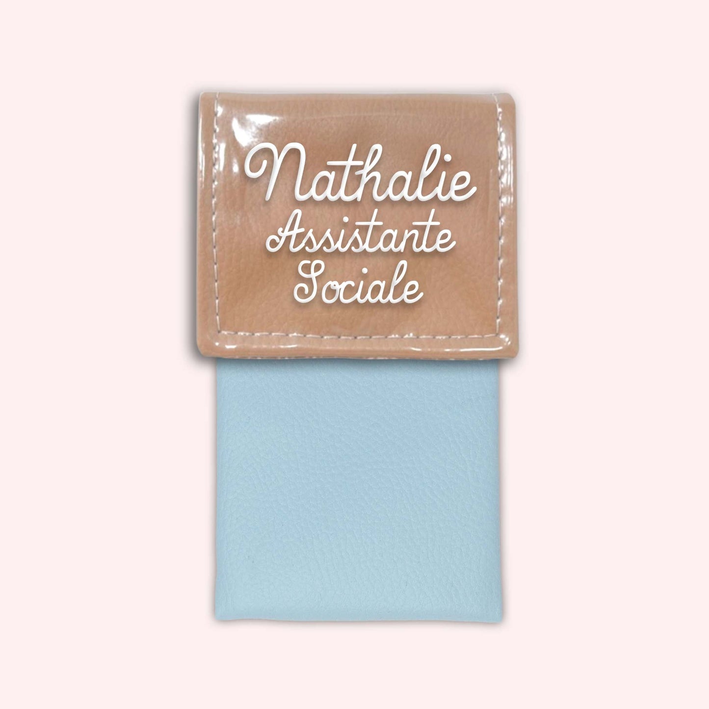 Two-tone Sand flap pouch