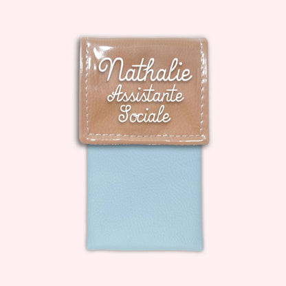 Two-tone Sand flap pouch
