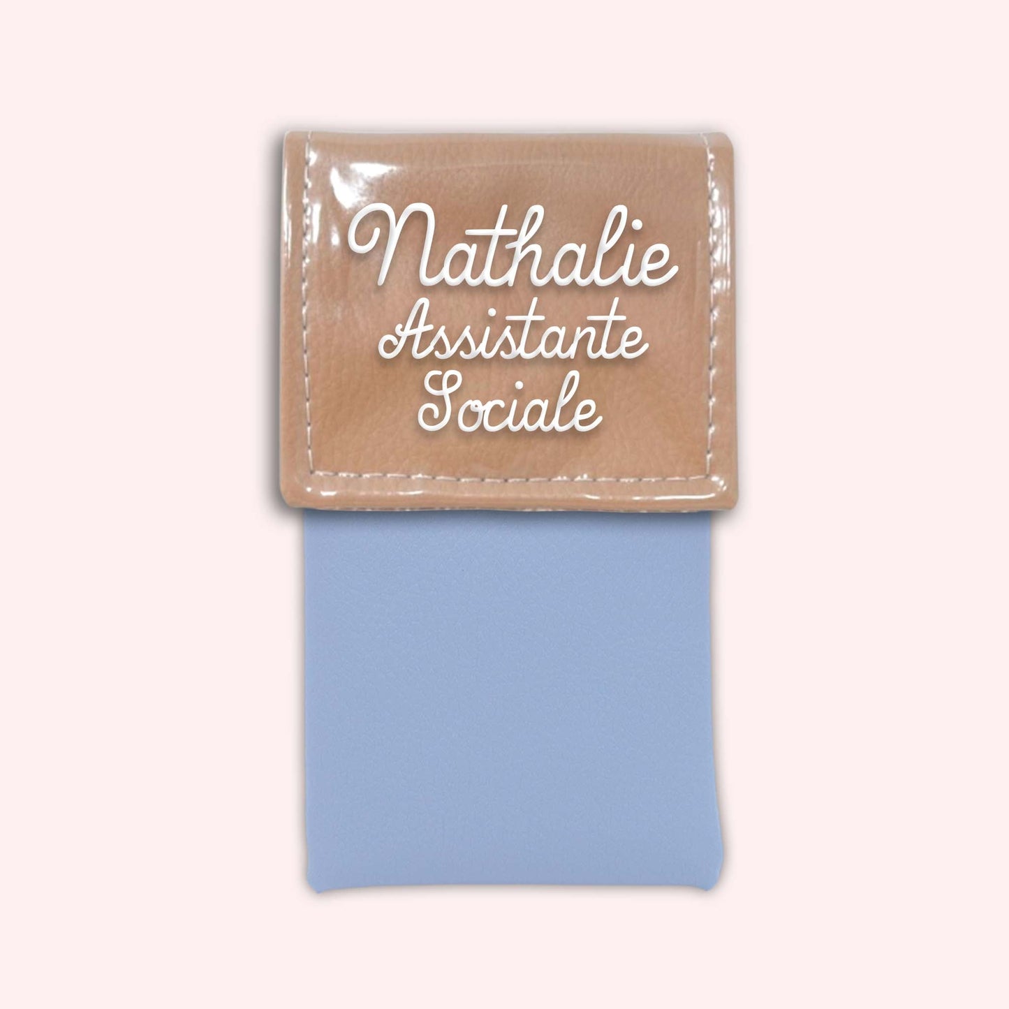 Two-tone Sand flap pouch